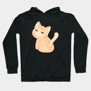 Impudent orange cat Hoodie